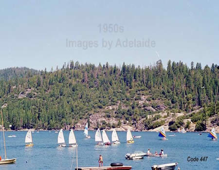Sailboat Race on Pinecrest Lake